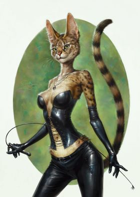 Latex Cat Woman