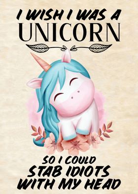Funny Unicorn Wish