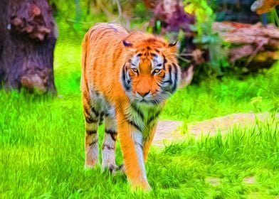 Walking Tiger