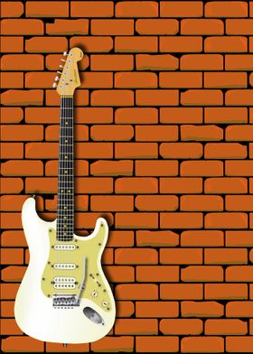 Rocking Guitar Wall