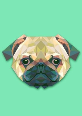 stylized dog