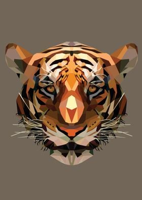 stylized tiger