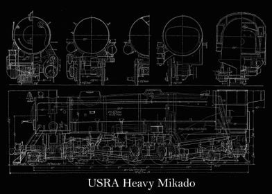 USRA Heavy Mikado  train 