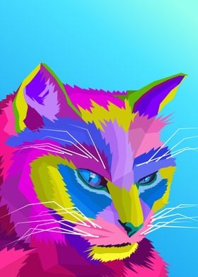 stylized cat