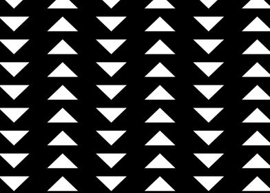 White Triangle Pattern