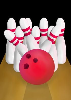 TENPIN BOWLING strike