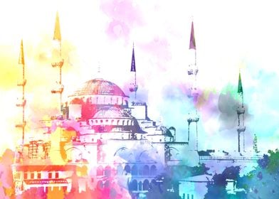 Hagia Sophia Colorfull