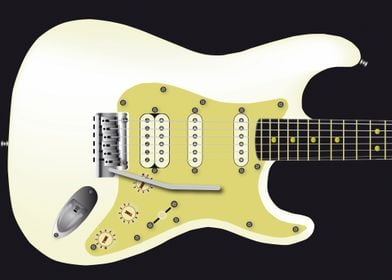 Solid Body Electric Guitar