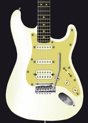 Solid Body Electric Guitar