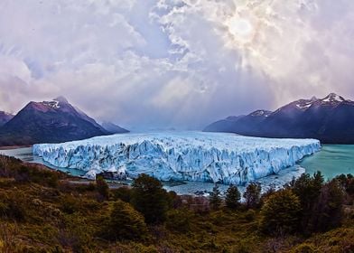 Glacier and forest