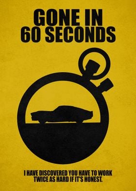 gone in 60 seconds movie poster