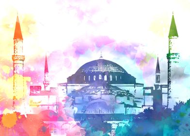 Hagia Sophia Abstract