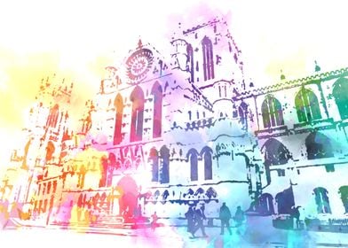 York Minster Watercolor