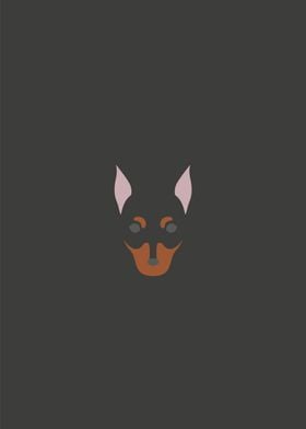 Pinscher Dog illustration