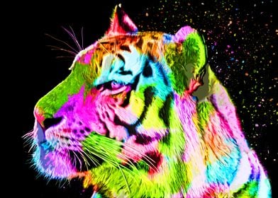 Tiger polyart