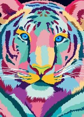 stylized tiger 