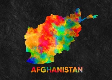 afghanistan map