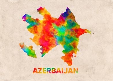 azerbaijan map