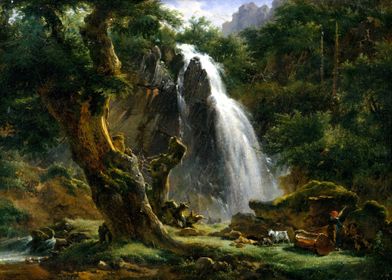 Waterfall at Mont Dore