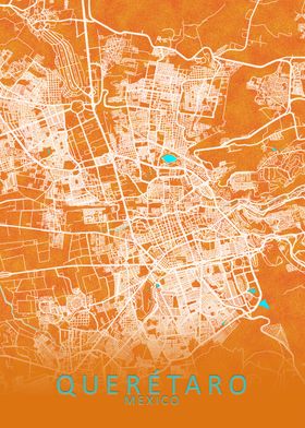 Queretaro Mexico City Map