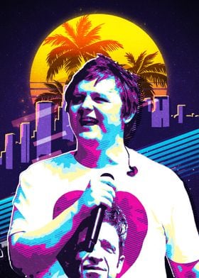 Lewis Capaldi retro 80s