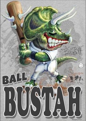 Ball Bustah Dino Baseball