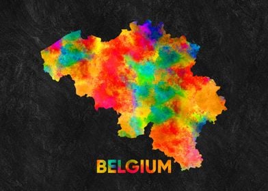 belgium map