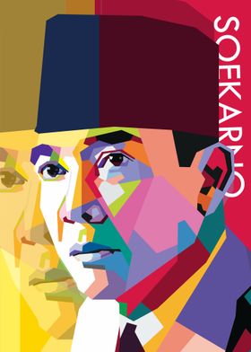  Soekarno in wpap style