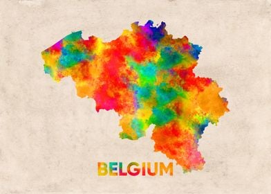 belgium map