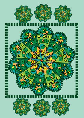 mandala green