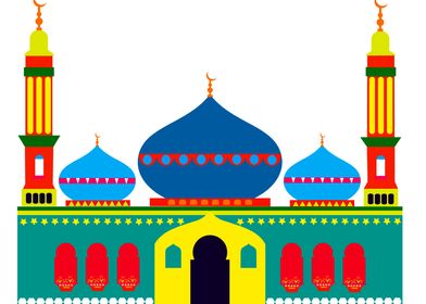 Colorful mosque