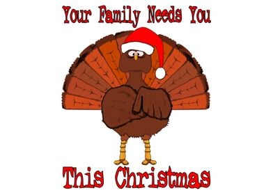 Christmas Turkey Message