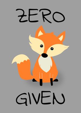 Cute Funny Orange Fox