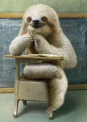 SLOTH IN CLASSROOM