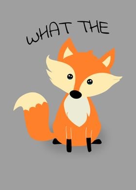 Cute Funny Orange Fox