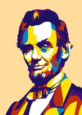 Abraham Lincoln popart