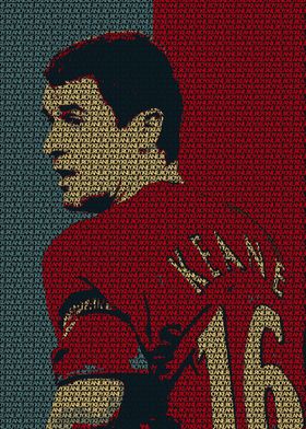 Roy Keane Text Art