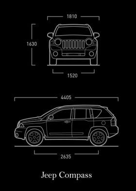 Jeep Compass 2007Blueprint