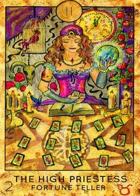 High Priestess Tarot Card