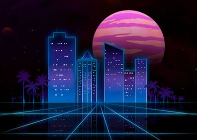 Outrun city