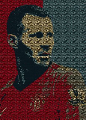 Ryan Giggs Text Art