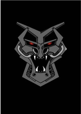 gray devil robot