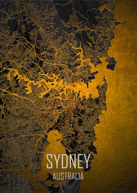 Sydney Marble Black Gold