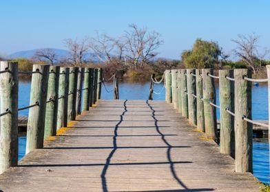 Pier on the river