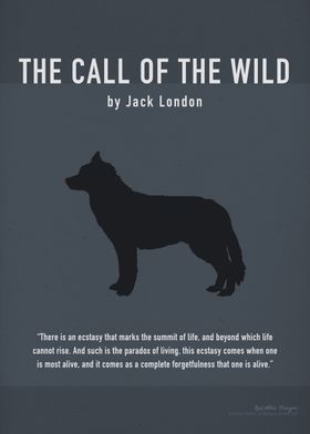 The Call Of The Wild Book Poster Print By Design Turnpike Displate