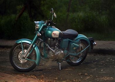 cruiser blue motorcycle