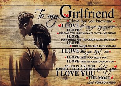 To my Girlfriend