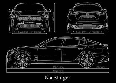 Kia Stinger 2019 Blueprint