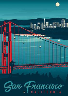 San Francisco Travel Print