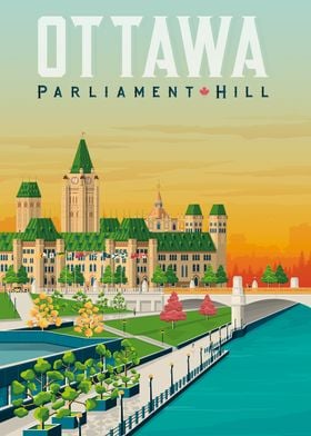 Ottawa Travel Poster